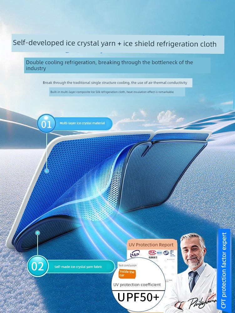 Sun Protection Thermal Insulation Cover Glass Sunshade Cooling Car - Premium Windshield sunshade from Lizard Vigilante - Just $5.99! Shop now at Lizard Vigilante