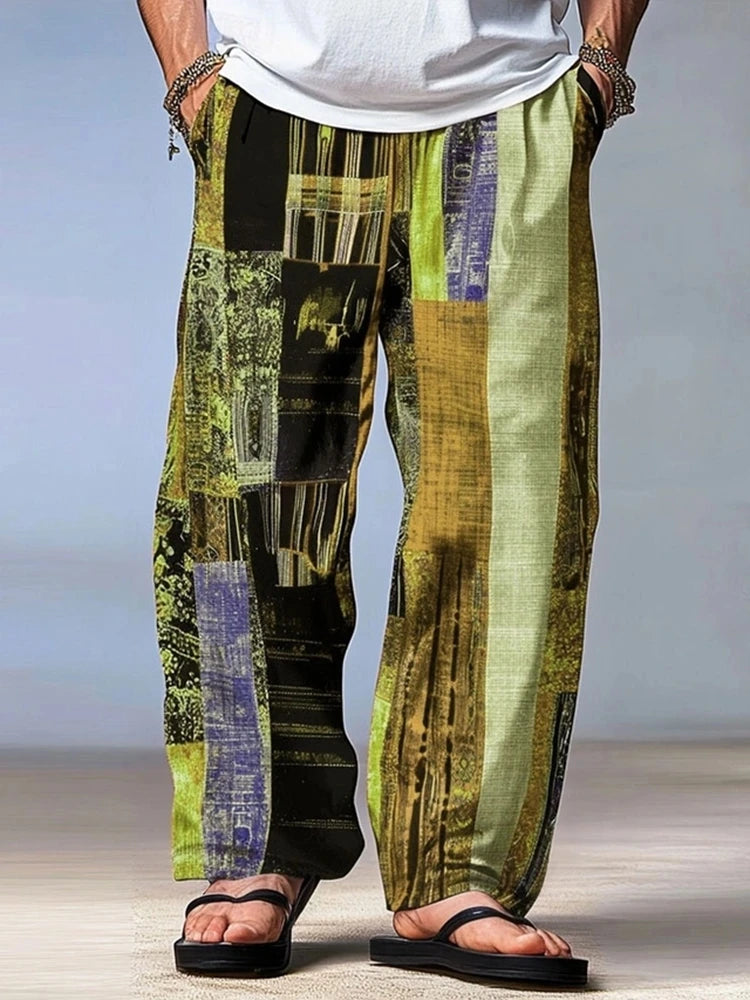 Stripe Geometry Street Riot Trousers