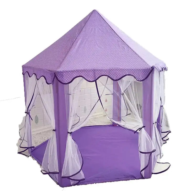 Portable Kids Toy Tipi Tent Princess Pink Girl Castle Play House Children Small House Folding Playtent Party Castle Child Room