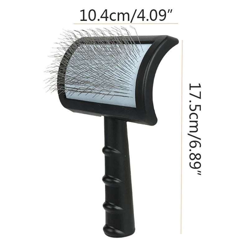 Extra Long Pin Slicker Brush for Dogs & Cats – Premium Grooming Tool for Shedding, Deshedding, and Matted Hair Removal - Premium pet brush from Lizard Vigilante - Just $15.99! Shop now at Lizard Vigilante