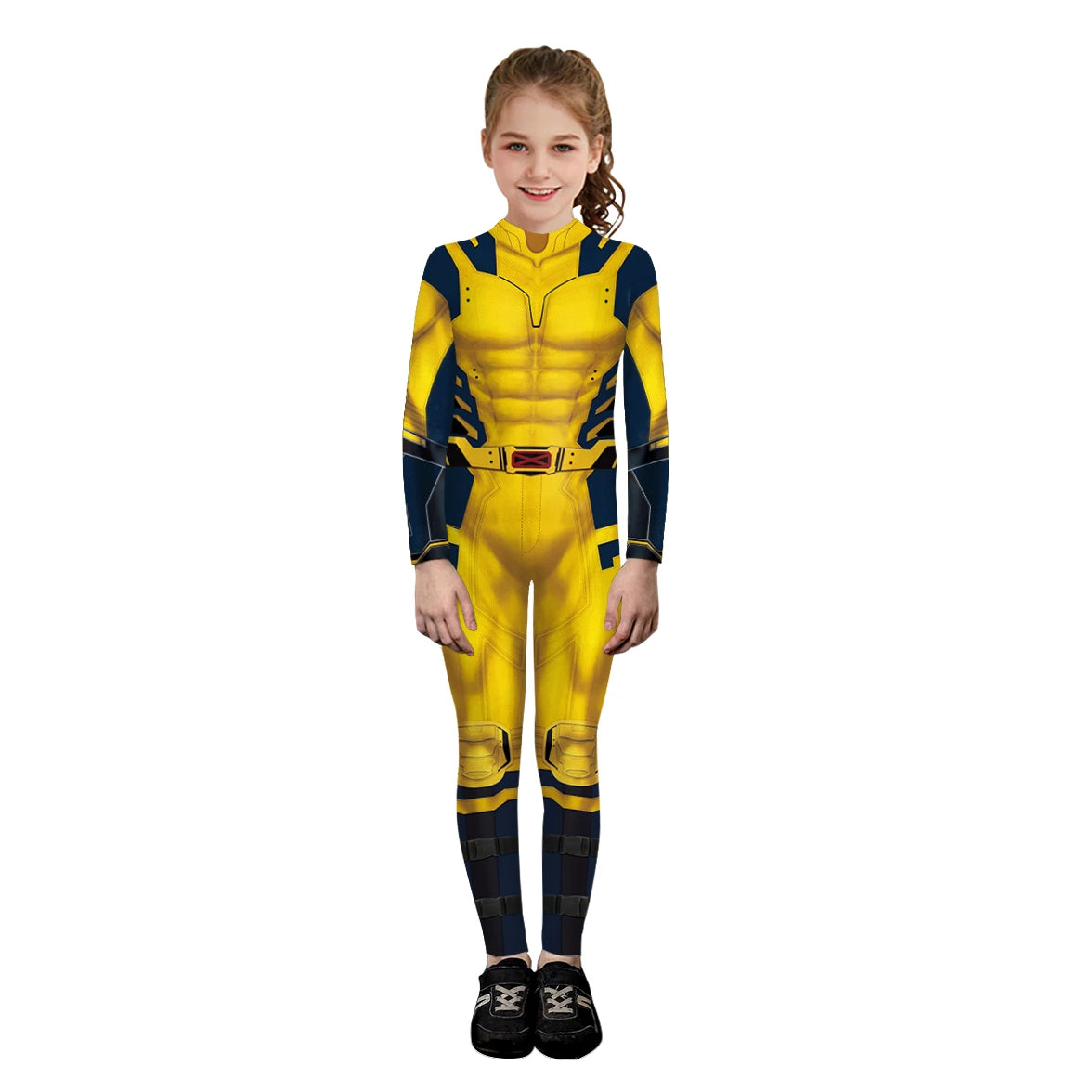 Deadpool Wolverine Cosplay Costume Girls Boys Jumpsuit Halloween Superhero Deadpool 3 Cosplay Zenti Party Bodysuit Children Tops - Premium  from Lizard Vigilante - Just $23.88! Shop now at Lizard Vigilante