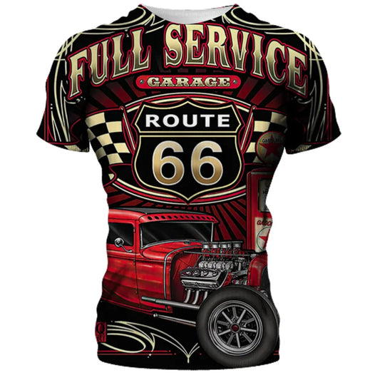 Route 66 Ghost T-Shirt: The Road to Casual Coolness - Premium tee from Lizard Vigilante - Just $23.99! Shop now at Lizard Vigilante
