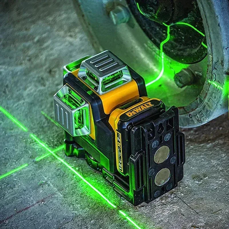 DEWALT DW089LG 12V Green Laser Level - 12 Lines, 3 Sides, 360° Coverage for Precision Alignment - Premium laser level from Lizard Vigilante - Just $117.99! Shop now at Lizard Vigilante