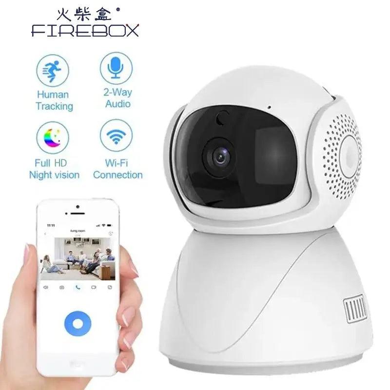 Security Protector Surveillance Wireless Camera FHD WIFI PTZ Camera IP CCTV Smart Auto Tracking Baby Monitor with Google Alexa - Lizard Vigilante