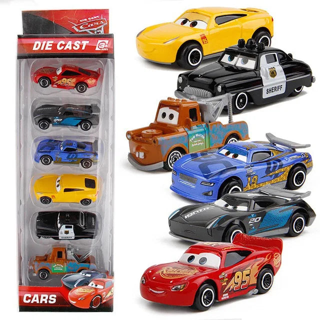 6-7pcs/Set Disney Pixar Car 3 Lightning Mcqueen Uncle Truck Jackson Storm 1:55 Diecast PVC Car Model Toys Kids Boy Xmas Kid Gift - Premium toy from Lizard Vigilante - Just $23.99! Shop now at Lizard Vigilante