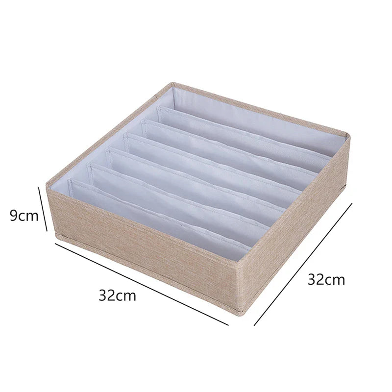 Fabric Underwear Bra Storage Box Underwear Sorting Box Panty Socks Compartment Storage Box Drawer Organizer Home Storage