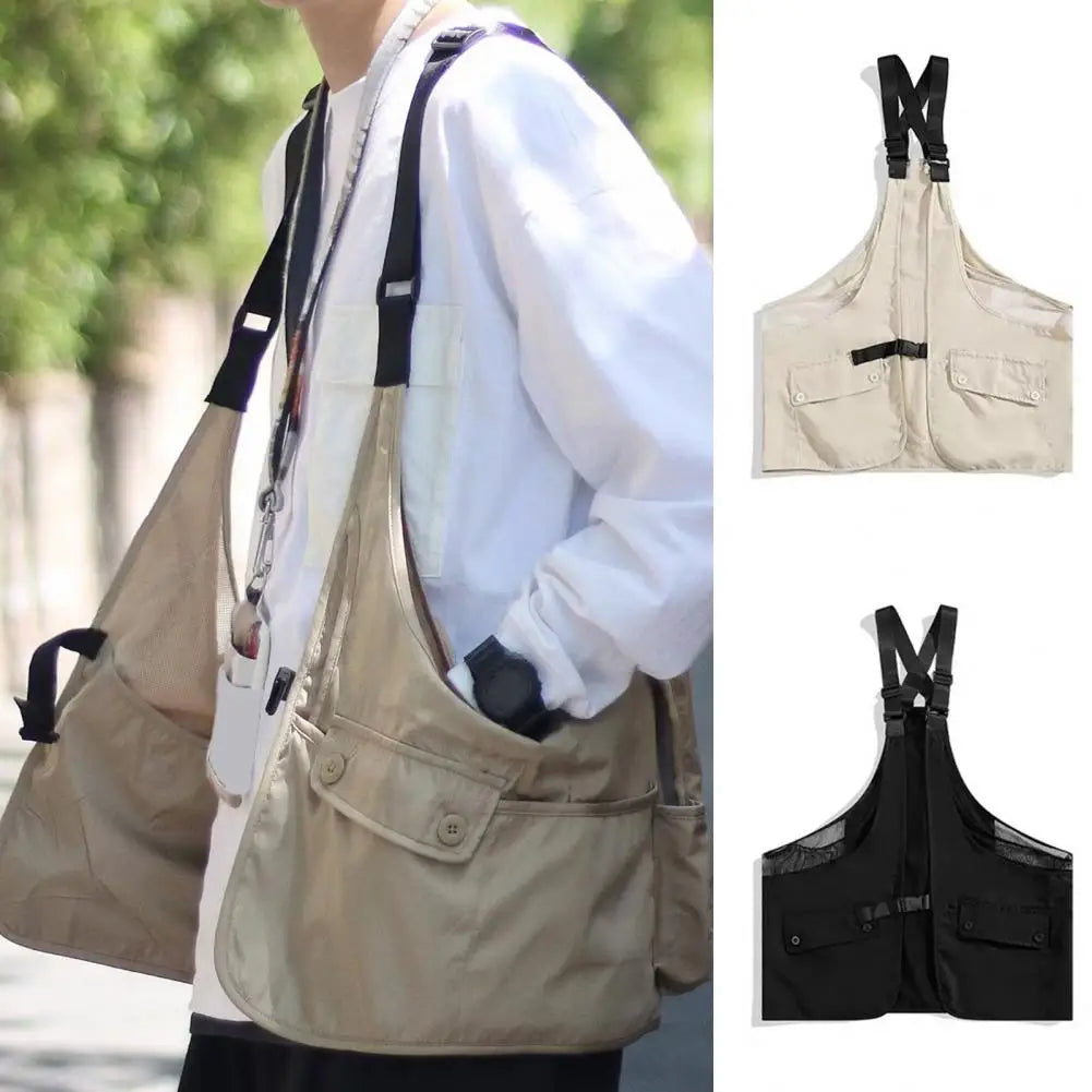 Unisex Sports Vest - Hip Hop Style Chest Bag with Adjustable Straps - Premium chest bag from Lizard Vigilante - Just $18.88! Shop now at Lizard Vigilante