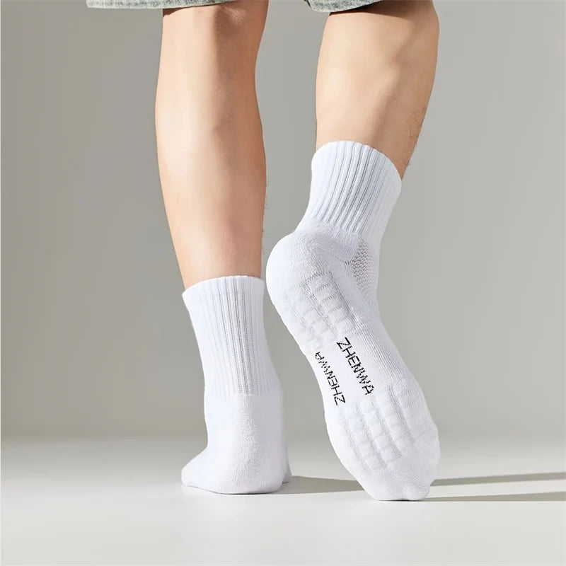 5-Pack Unisex Towel Sole Casual Ankle Socks – Breathable, Sweat-Absorbing, Anti-Odor Sports Socks for Men and Women - Premium socks from Lizard Vigilante - Just $22.99! Shop now at Lizard Vigilante