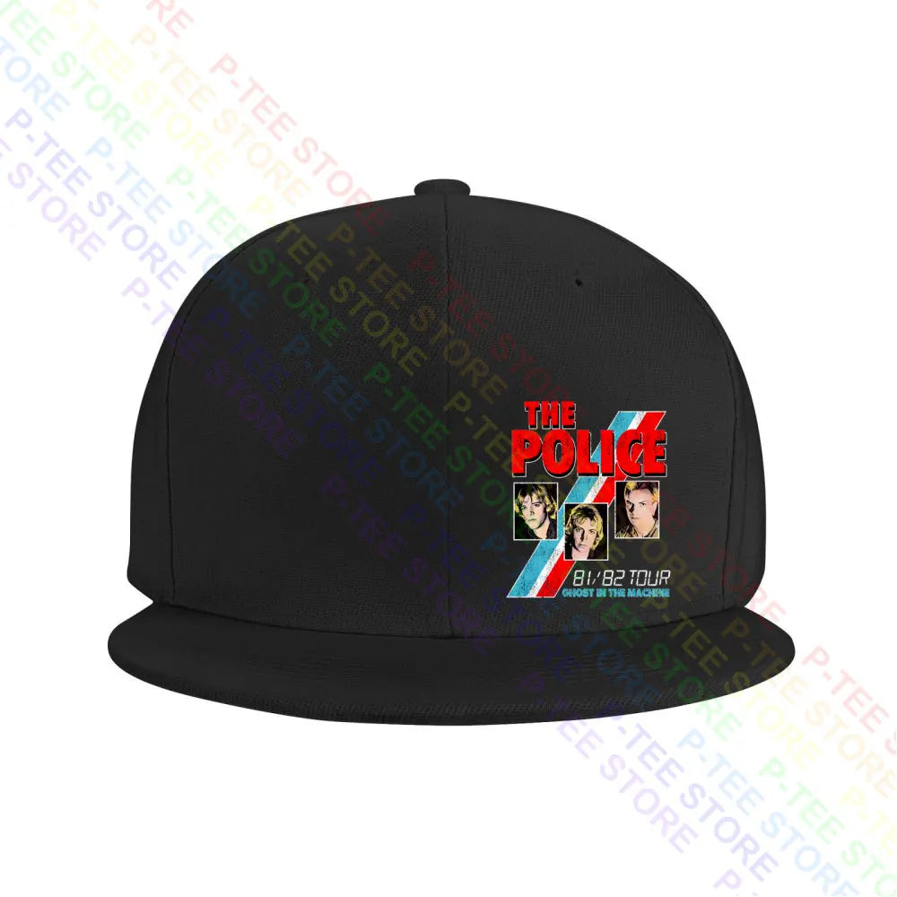 Sting & The Police Ghost In The Machine Tour '81-'82 Retro Baseball Cap | Unisex Snapback, Knitted Bucket Hat & More - Premium baseball cap from Lizard Vigilante - Just $23.88! Shop now at Lizard Vigilante