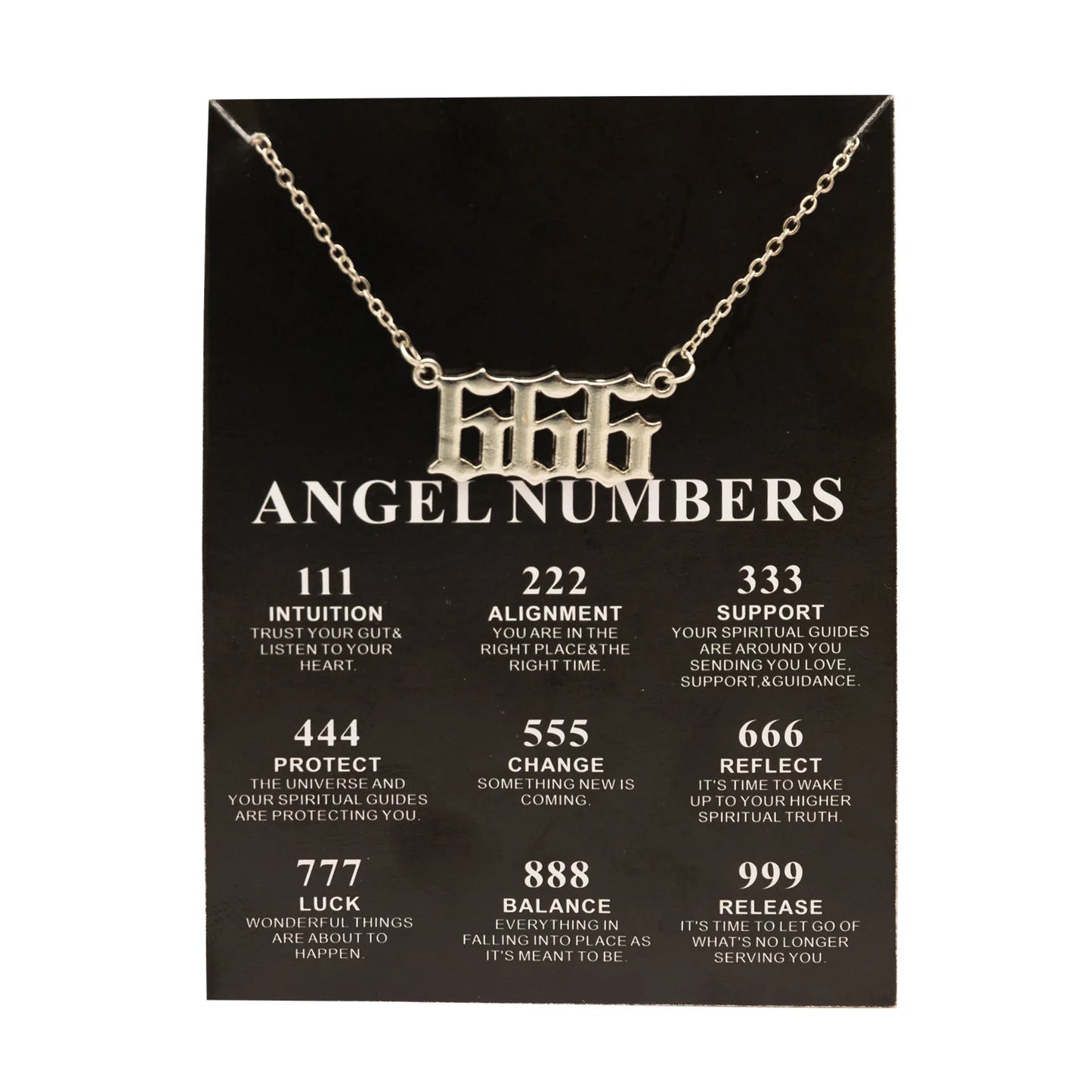 666 Necklace Fashion Jewelry Alloy Gold Color Lucky Angel Numbers Wish 777 Pendant Necklace for Women Girl Gift Birthday Neck - Premium necklace from Lizard Vigilante - Just $16.66! Shop now at Lizard Vigilante