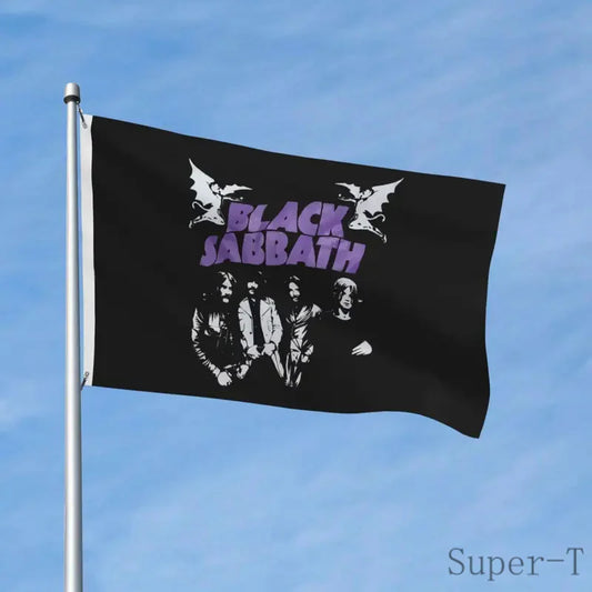 Black Sabbath Rock Flag – Double-Sided 90x150cm Indoor/Outdoor All-Weather Banner for Home, Dorm, and Wall Décor - Premium flag from Lizard Vigilante - Just $19.99! Shop now at Lizard Vigilante