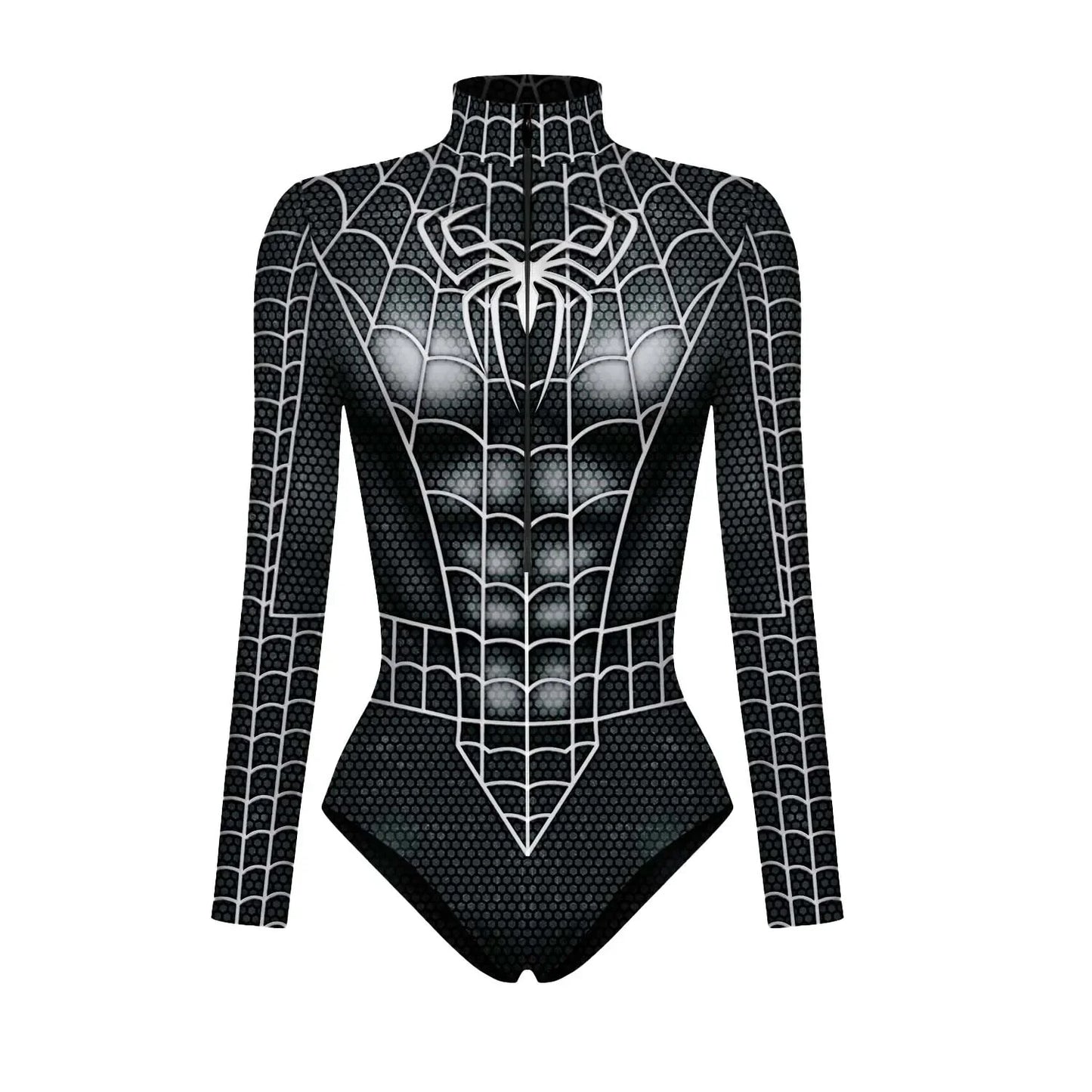 Sexy Superhero Cosplay Swim Bodysuit For Women — Spider, Iron, Deadpool-Inspired 3D Print Costume