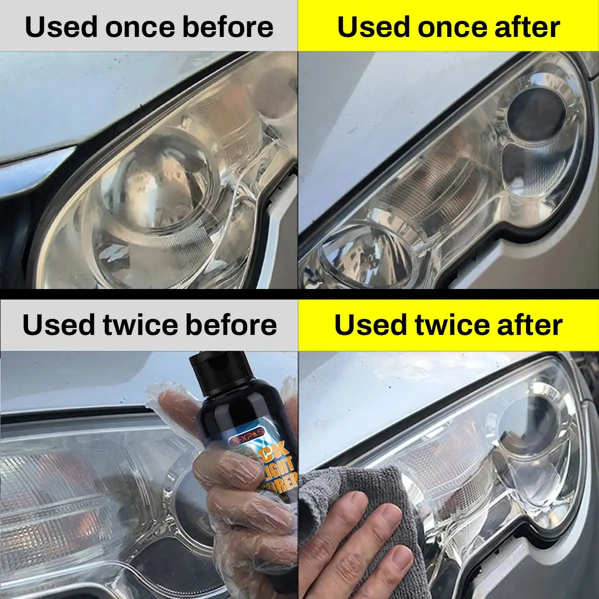 Headlight Restoration Polishing Headlamp Scratch Remover Repair Cleaning Paste Remove Oxidation Headlight Polish Liquid LHB-16