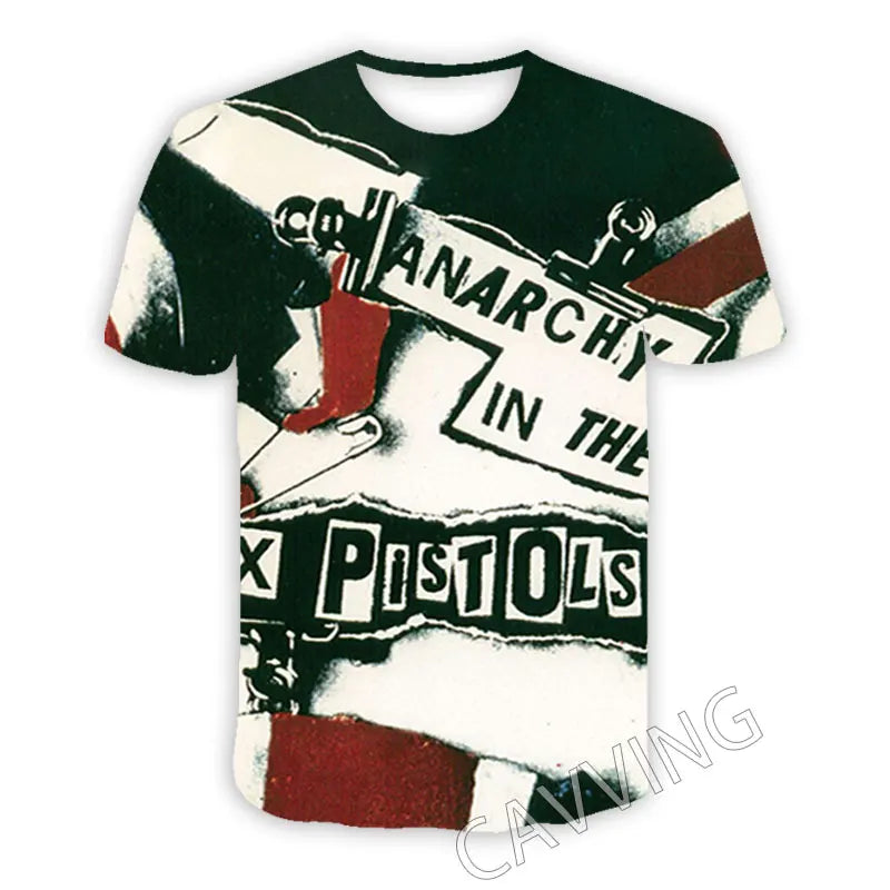 3D Printed Punk Rock Band Sex Pistols Casual T-shirts Hip Hop T Shirts Harajuku Styles Tops Clothing for Men/women - Premium  from Lizard Vigilante - Just $28.99! Shop now at Lizard Vigilante