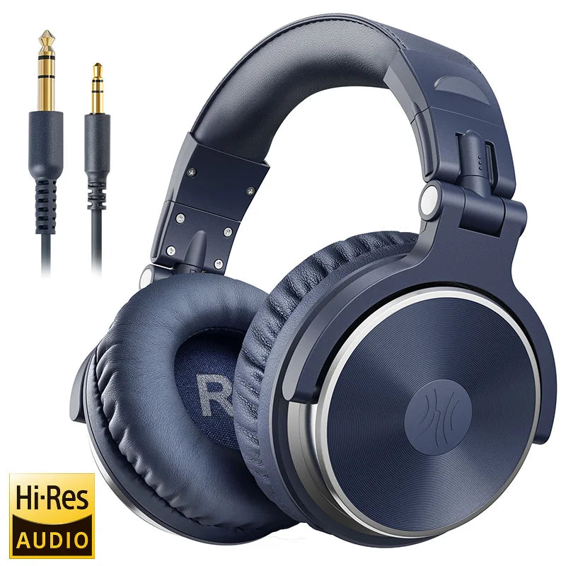 OneOdio Over-Ear HiFi Studio DJ Headphones – Wired Monitor Music & Gaming Headset with 3.5mm/6.3mm Dual Ports, Mic for Phone, PC, and DJ Use - Premium headphones from Lizard Vigilante - Just $58.88! Shop now at Lizard Vigilante