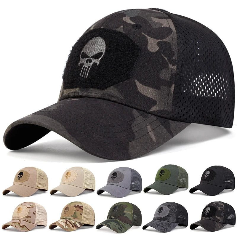 Unisex Skull Embroidered Baseball Cap - Adjustable Casual Sunscreen Hat - Premium Hat from Lizard Vigilante - Just $18.99! Shop now at Lizard Vigilante