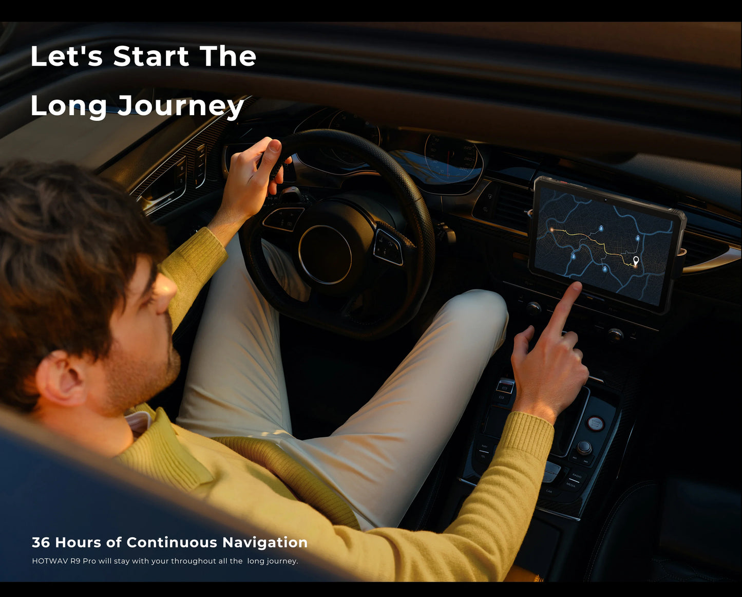 HOTWAV R9 Pro Rugged Tablet 11'' FHD+ 2K Display 20080mAh Massive Battery Pad Android 14 6GB 256GB Camera Global 4G Tablet PC