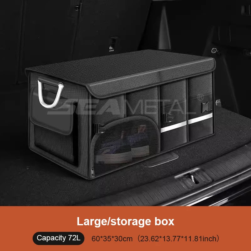 SEAMETAL Large Capacity Car Trunk Organizer 36L/72L/110L Foldable Car Storage Box Waterproof Storage Bag for Fishing Camping - Premium  from Lizard Vigilante - Just $8.99! Shop now at Lizard Vigilante