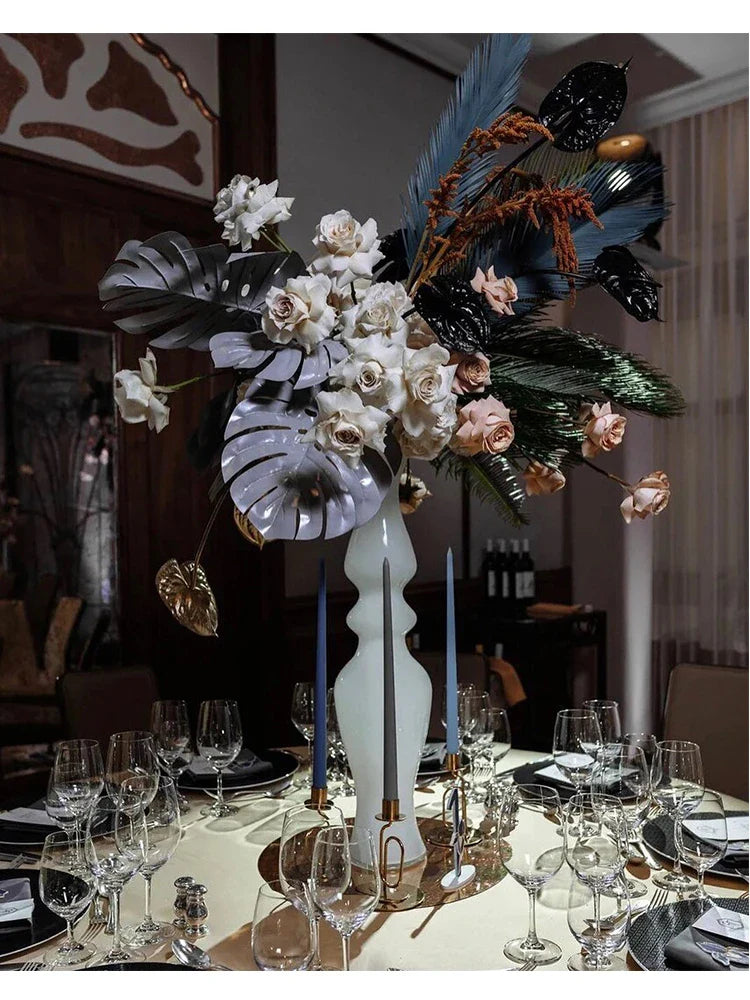 30CM Taper Candle 4 Pack - Home Interior Long Burning Dripless and Smokeless Candles Unscented - Valentines Candles for Home