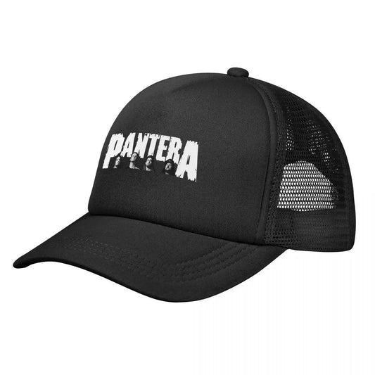 Pantera Trucker Cap – Heavy Metal Fashion Mesh Snapback Baseball Hat | Adjustable Rock & Roll Dad Hat, Sun Cap, Golf Cap - Premium t-shirt from Lizard Vigilante - Just $23.99! Shop now at Lizard Vigilante