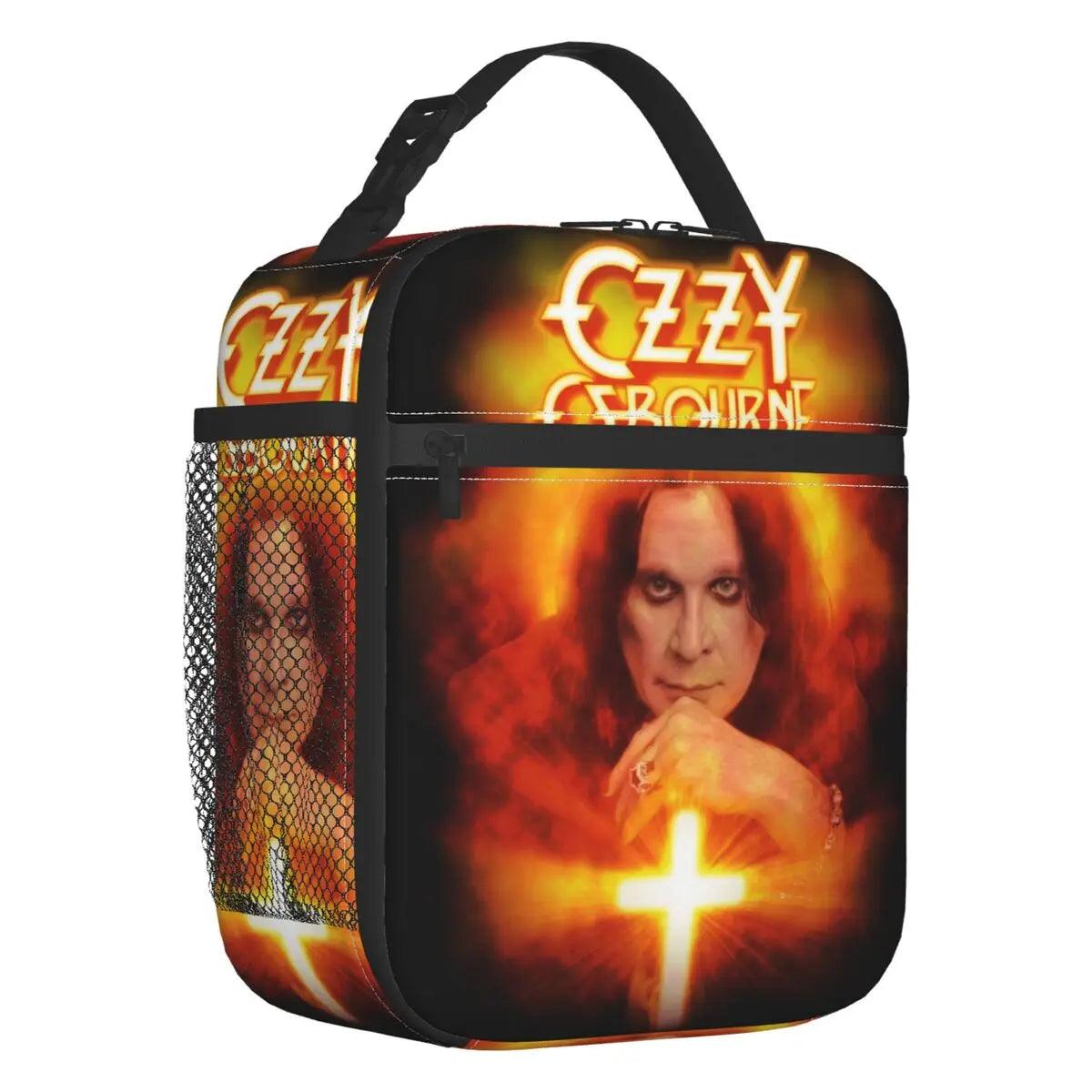 Ozzy Osbourne Heavy Metal Band Rock Lunch Bag Women Thermal Cooler Prince Of Darkness Insulated Lunch Boxes for  School - Premium cooler bag from Lizard Vigilante - Just $21.99! Shop now at Lizard Vigilante