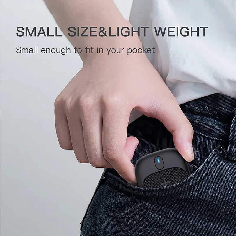 Wearable Bluetooth Speaker Outdoor Speaker Portable Bluetooth Call Speaker with Magnetic Bracket  for Biking, Hiking, Running