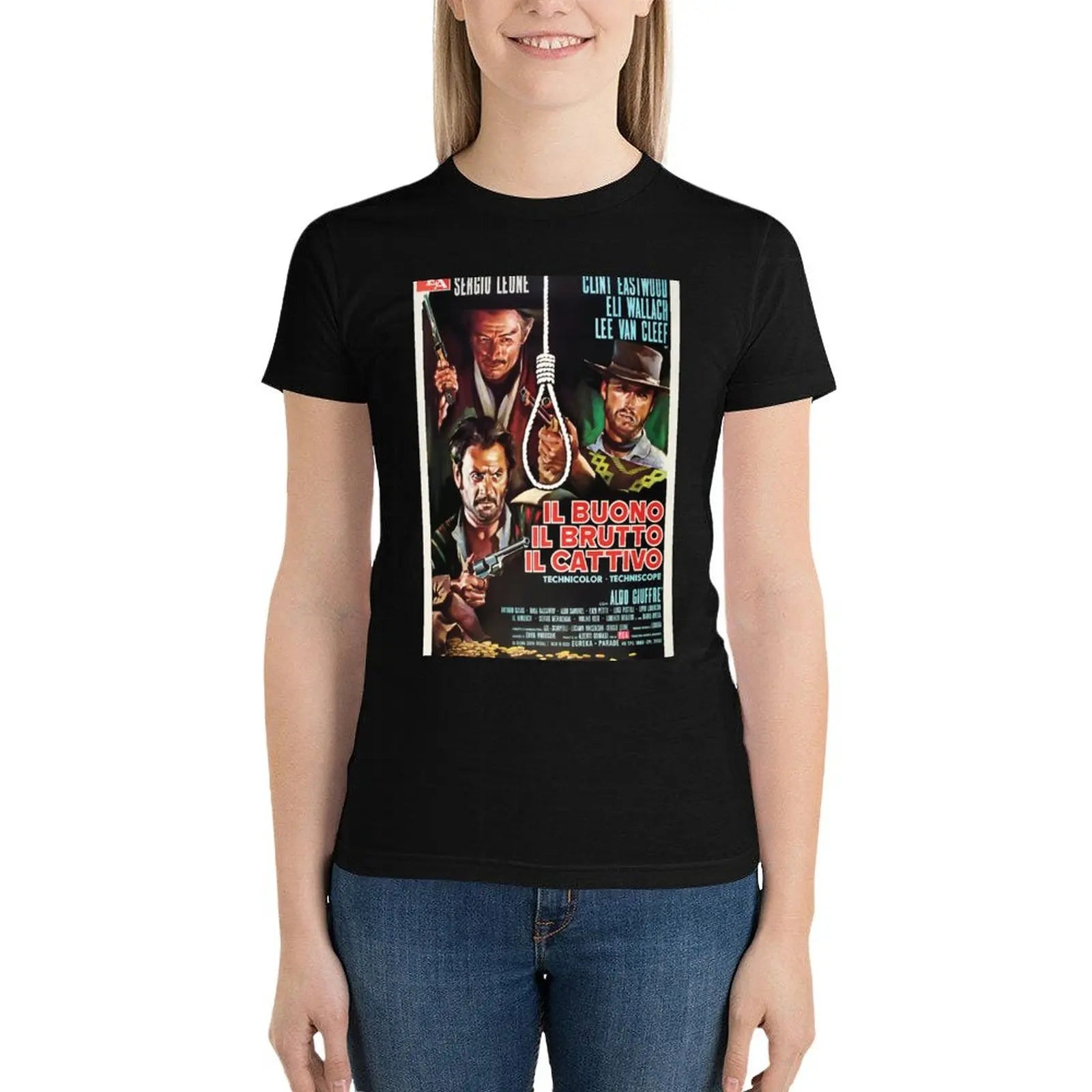 The Good, The Bad, and The Ugly 1966 Western T-Shirt – Clint Eastwood, Lee Van Cleef, Eli Wallach Graphic Tee - Premium T-Shirt from Lizard Vigilante - Just $28.88! Shop now at Lizard Vigilante