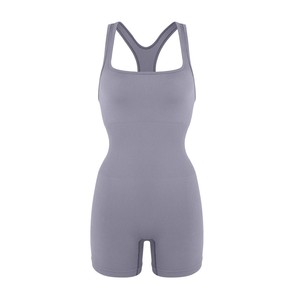 Seamless Bodysuiyts for Women  Contracted Tummy Control Rompers Sexy Sleeveless Backless  Yoga Sets Jumpsuits Women's Clothings - Premium  from Lizard Vigilante - Just $14.99! Shop now at Lizard Vigilante