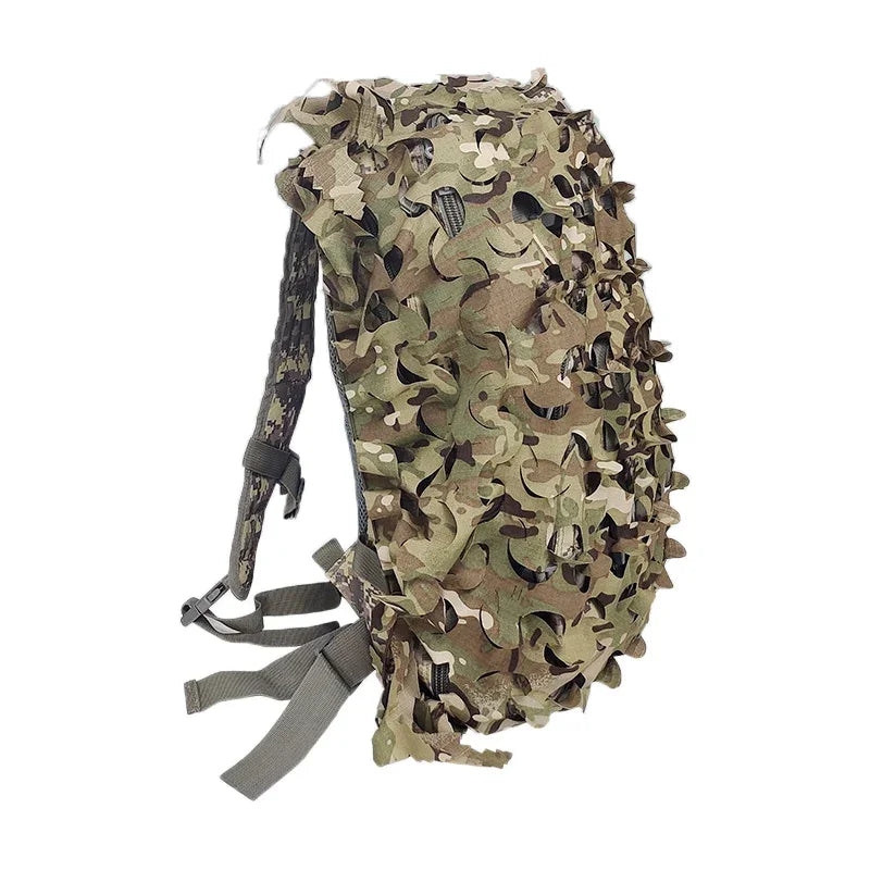 3D Camo Net Backpack Cover - Laser Cut Camouflage for 60L & 80L Packs - Premium backpack cover from Lizard Vigilante - Just $19.99! Shop now at Lizard Vigilante