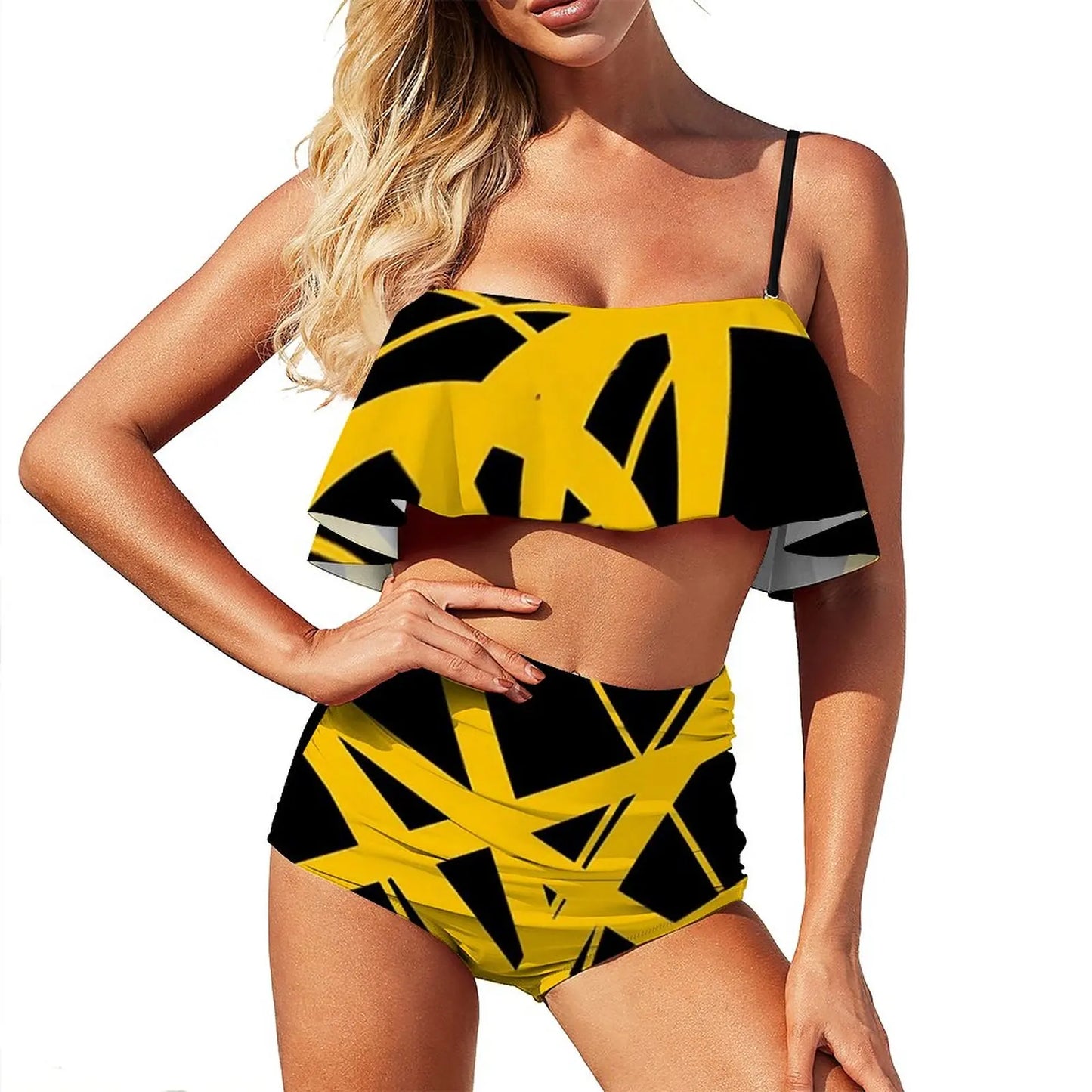 Van Halen Bikini Set: Ah Yeah Beautiful Girls - Premium bikini from Lizard Vigilante - Just $58.88! Shop now at Lizard Vigilante