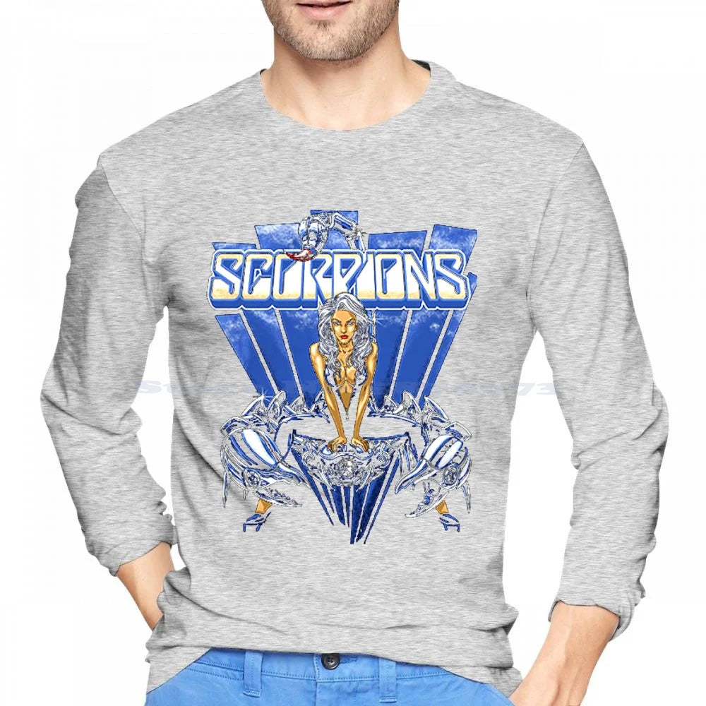 The Scorpions German Band T Shirt 100% Cotton Tee German Band - Premium T-Shirt from Lizard Vigilante - Just $38.99! Shop now at Lizard Vigilante