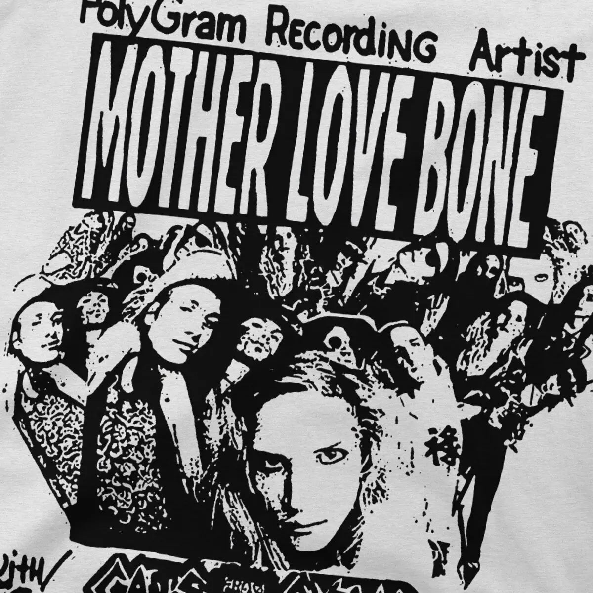 Mother Love Bone x Soundgarden Men’s Tee – A Rock Icon’s Essential Casual Style - Premium tee from Lizard Vigilante - Just $23.88! Shop now at Lizard Vigilante