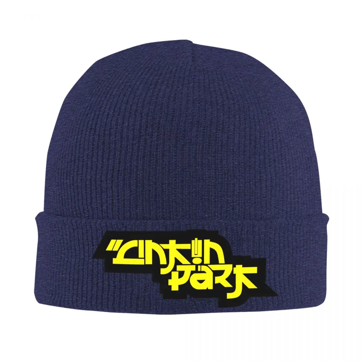 Linkin Park Yellow Logo Beanie Hat - Rock Nu-Metal Knit Cap for Adults & Unisex - Cozy Autumn Gift Idea - Premium unisex beanie from Lizard Vigilante - Just $22.88! Shop now at Lizard Vigilante