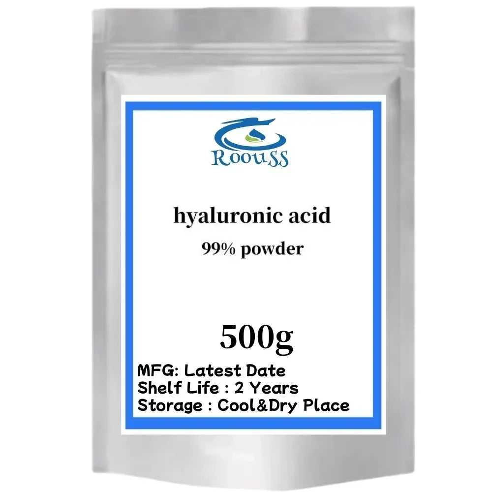 High content 99% Cosmetic raw materials Hyaluronic acid powder anti-wrinkle and Anti-aging,Moisturizing,free shippin