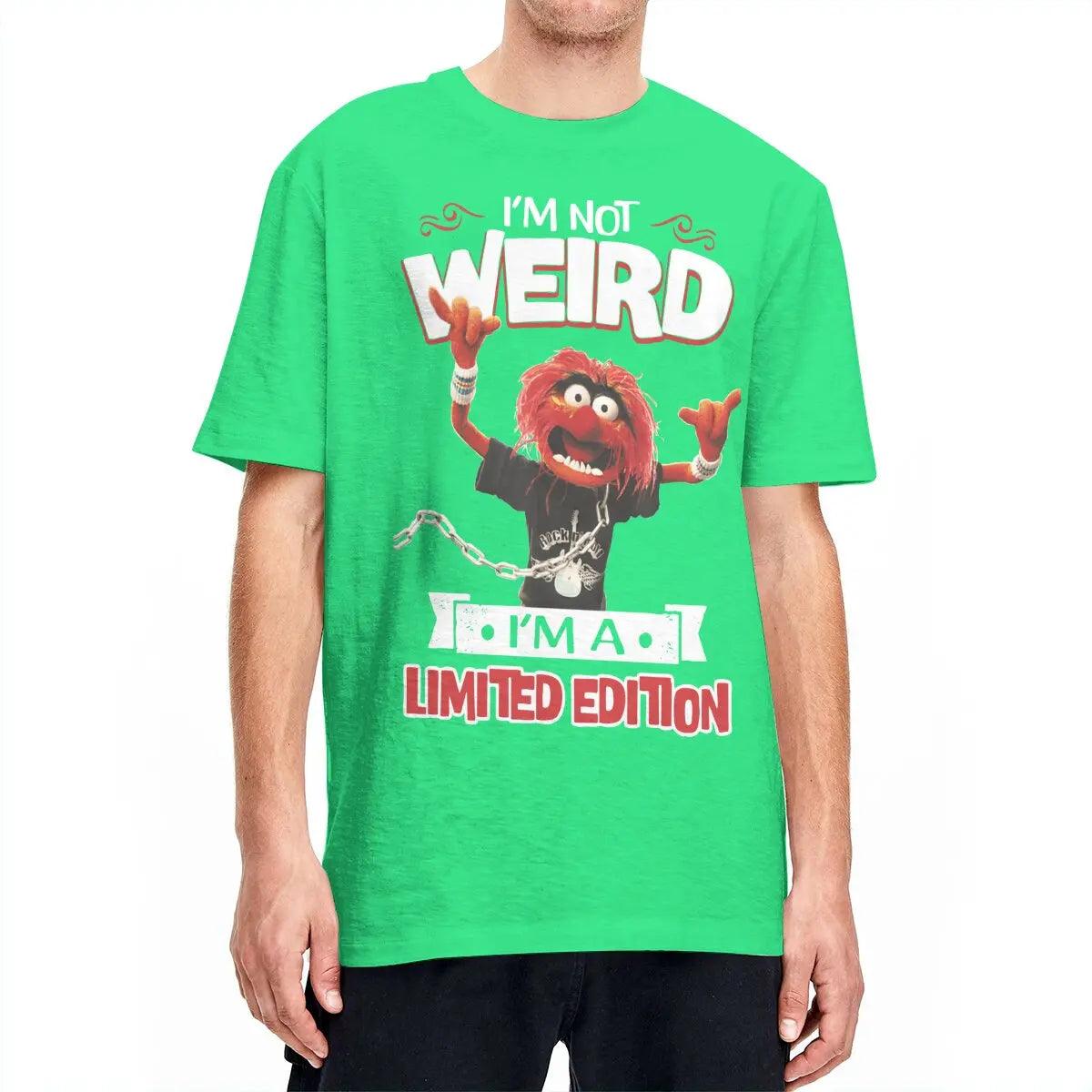 Tee Shirt Muppet Show Animal Rock I'm Not Weird I'm A Limited Edition T Shirts Cotton Hipster T-Shirt Big Size Clothing - Lizard Vigilante