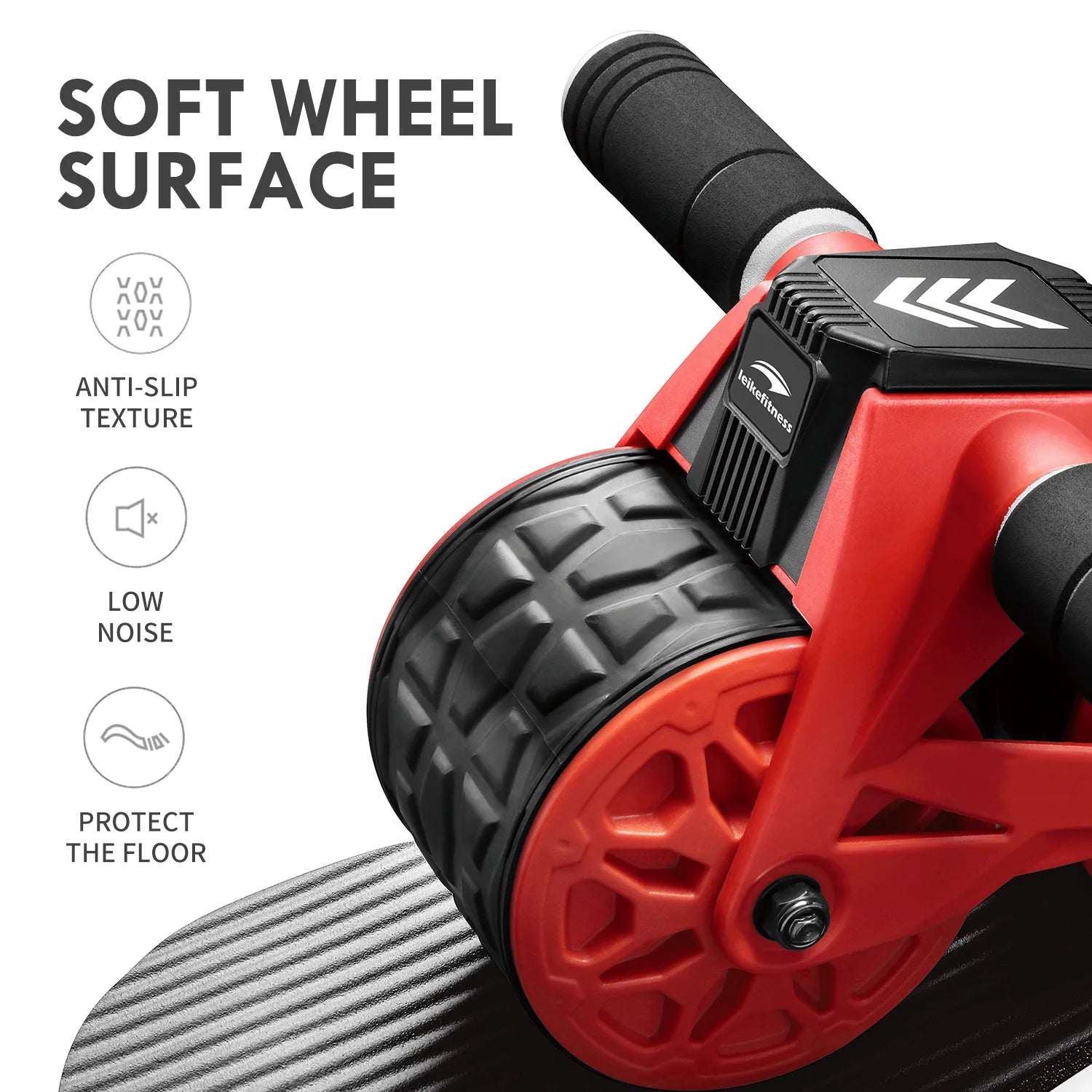 Automatic Rebound Ab Wheel Roller with Intelligent Display & Knee Pad – Ultimate Core Trainer for Effective Ab Workouts - Premium ab trainer from Lizard Vigilante - Just $38.88! Shop now at Lizard Vigilante