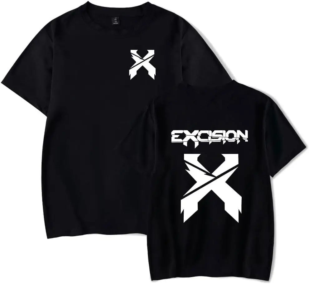 Excision Nexus Tour Merch T-Shirt – Crewneck Short Sleeve Hip Hop Top for Men/Women - Premium tee from Lizard Vigilante - Just $43.88! Shop now at Lizard Vigilante