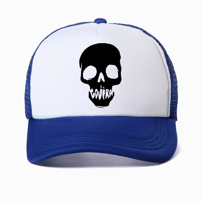 Gojira Baseball Cap Metal Rock Hat Summer Cotton Mesh Trucker Caps Gojira Band Hats French Heavy Metal Band Skull Cap - Premium hat from Lizard Vigilante - Just $18.99! Shop now at Lizard Vigilante