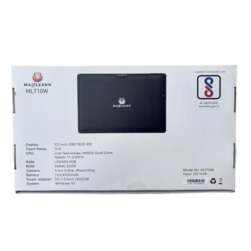 WINDOWS 11 Tablet PC 10.1 INCH 4GB DDR RAM 64GB ROM N3350 CPU 1920 x 1200 IPS Screen WIFI  Quad Core Dual Camera HDMI-Compatible