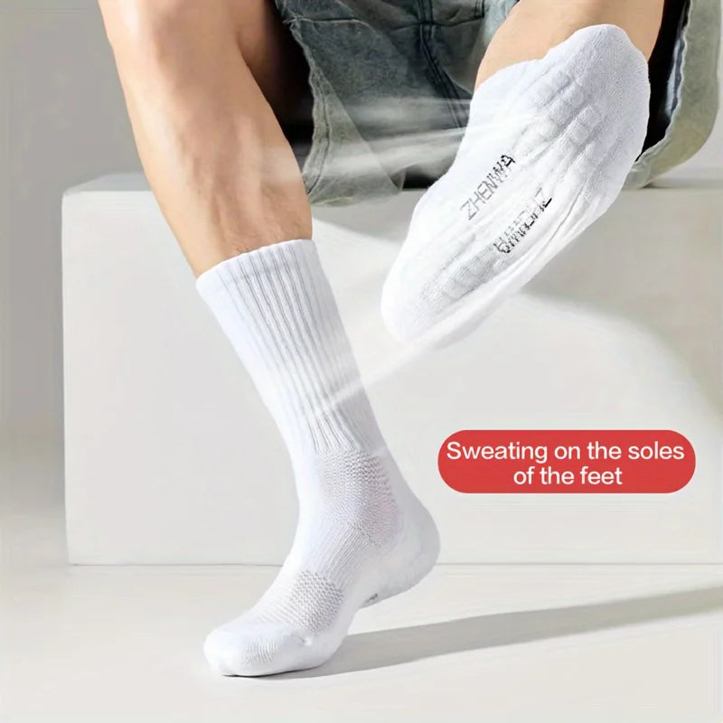 5-Pack Unisex Towel Sole Casual Ankle Socks – Breathable, Sweat-Absorbing, Anti-Odor Sports Socks for Men and Women - Premium socks from Lizard Vigilante - Just $22.99! Shop now at Lizard Vigilante