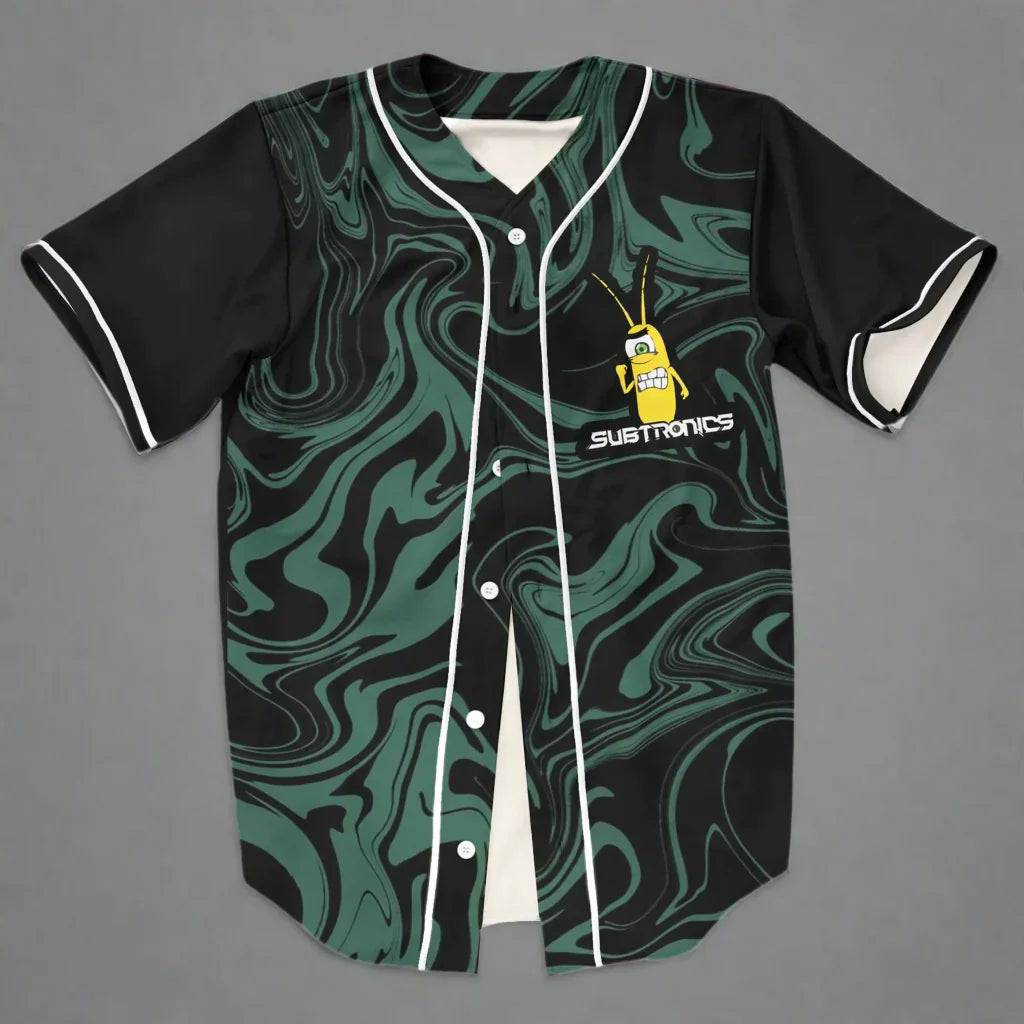 Subtronics Cyclops Rave Baseball Jersey – Electric EDM Style with Bold Graphic Print for Ultimate Festival Vibes - Premium jersey from Lizard Vigilante - Just $37.88! Shop now at Lizard Vigilante