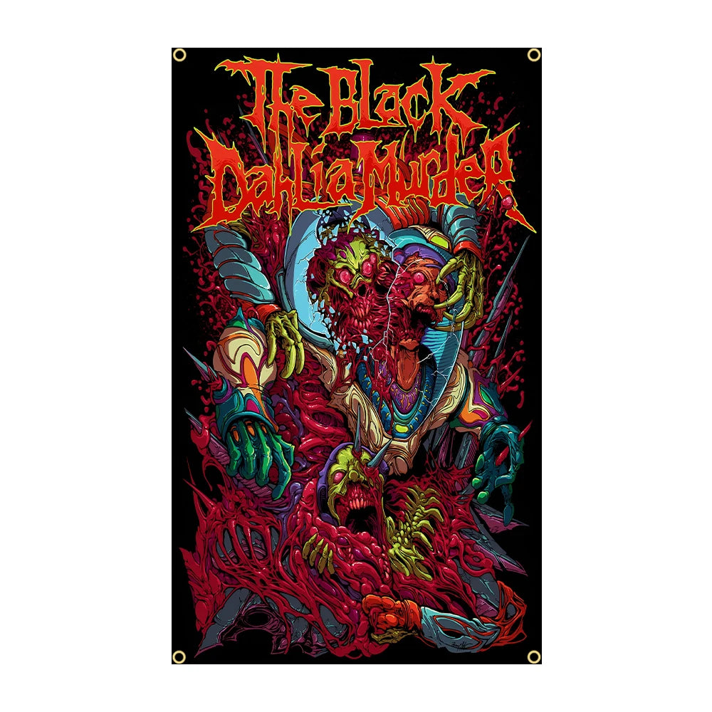 American Deadcore The Black Dahlia Murder Flag – 3x5 Ft Polyester Rock Banner for Decor and Tapestry - Premium flag from Lizard Vigilante - Just $13.99! Shop now at Lizard Vigilante