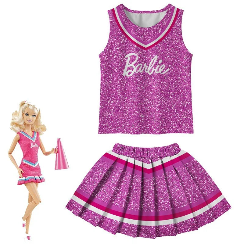 Barbie Skirt Peripheral Two-dimensional Suit Bodycon Women's Halloween Cos Cheerleading Best Gift - Premium costume from Lizard Vigilante - Just $27.99! Shop now at Lizard Vigilante