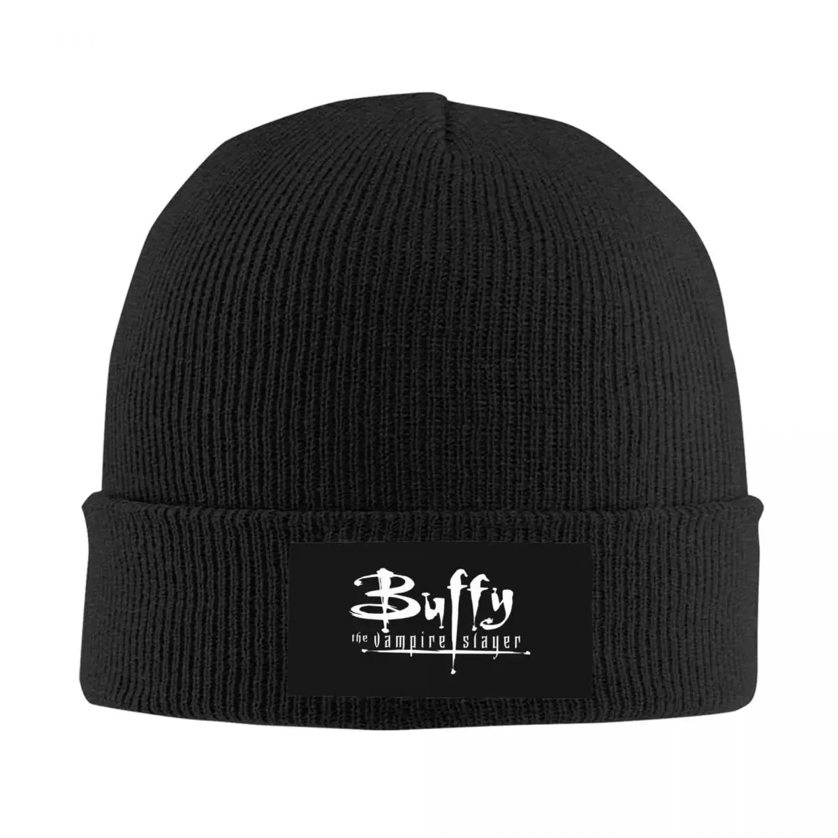 Buffy The Vampire Slayer Logo Knitted Caps for Women Men Beanie Winter Hats Horror Hip Hop Cap - Premium beanie from Lizard Vigilante - Just $21.08! Shop now at Lizard Vigilante