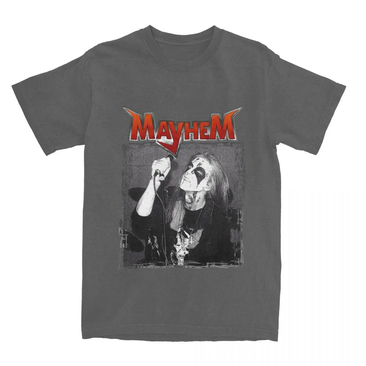 Black Metal Mayhem Dead T-Shirts for Men Women Crew Neck Cotton Short Sleeve Tee Shirt Gift Idea Clothing - Premium t-shirt from Lizard Vigilante - Just $24.99! Shop now at Lizard Vigilante