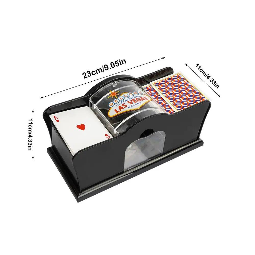 NEW Card Shuffler Automatic Shuffle Machine for Playing Cards Fully Playing Card Shuffle Machine Playing Card Shuffler Mixer - Lizard Vigilante