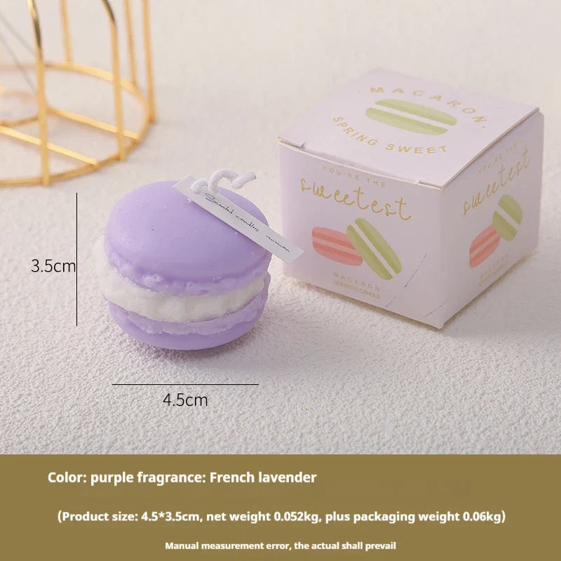 2025 Cute Macaron Creative Styling Aromatherapy Candles Home Fragrance Collection Decoration Ornaments Christmas Birthday Gifts