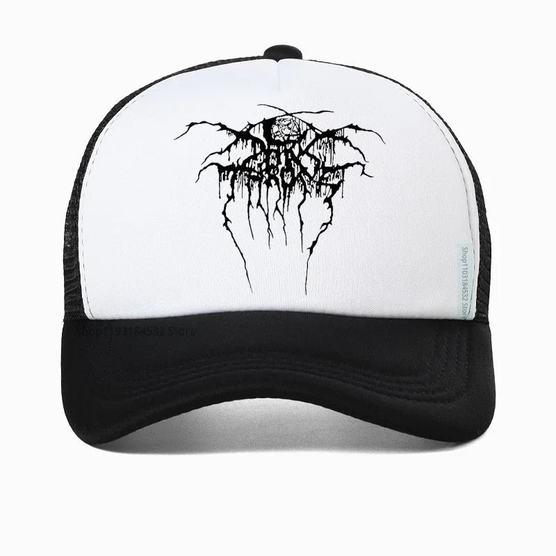 Into the Abyss: Darkthrone Baseball Cap - Premium Baseball cap from Lizard Vigilante - Just $23.88! Shop now at Lizard Vigilante