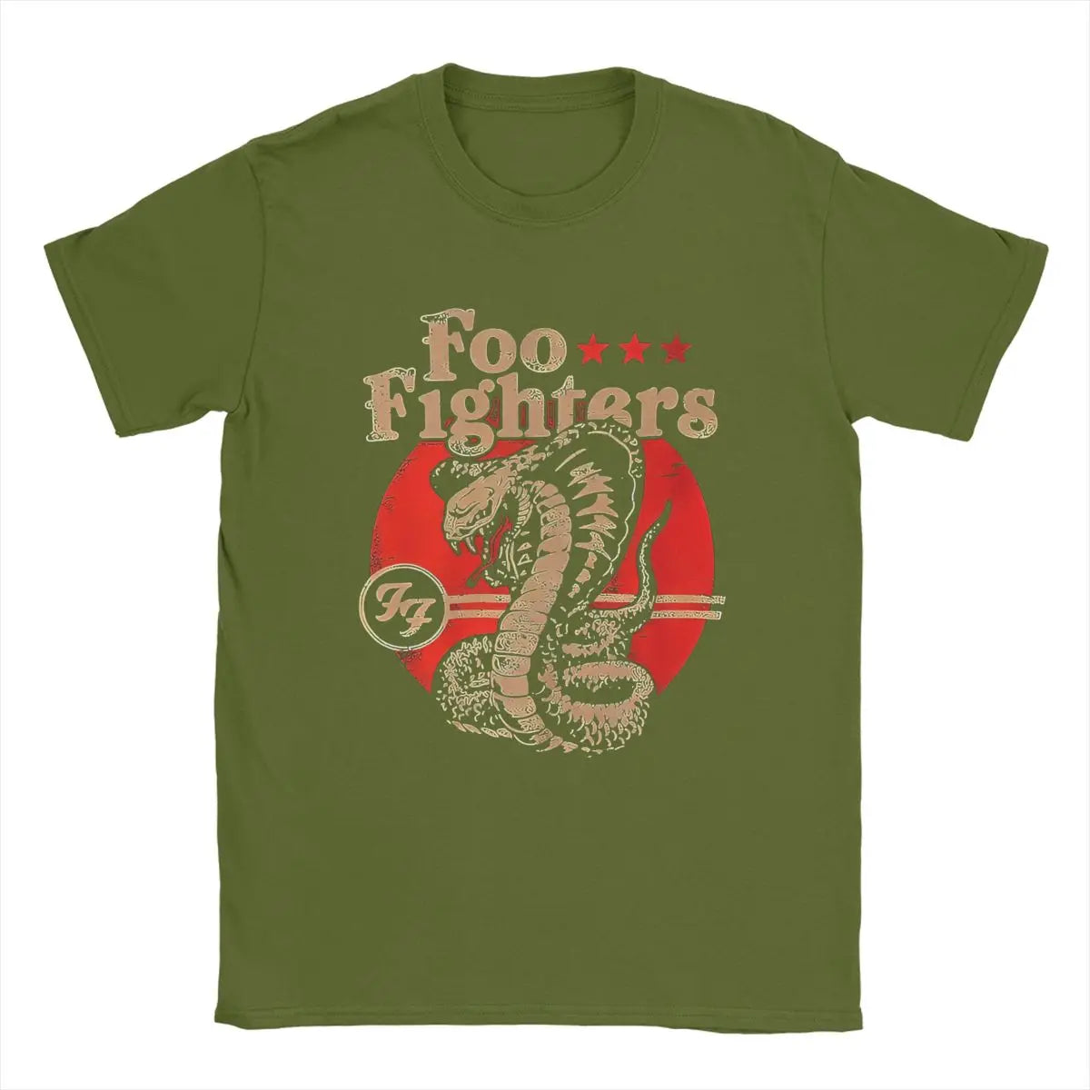 Foo Fighters Rock Revolution T-Shirt for Men – 100% Cotton Concert Tee with Digital Print, Short Sleeve Gift Merchandise - Premium T-shirt from Lizard Vigilante - Just $23.88! Shop now at Lizard Vigilante