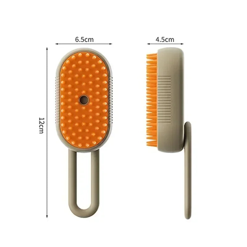 Cat Steam Brush Steamy Dog Brush 3 in 1 Electric Spray Cat Hair Brushes for Massage Pet Grooming Comb Hair Removal Combs - Premium  from Lizard Vigilante - Just $8.99! Shop now at Lizard Vigilante